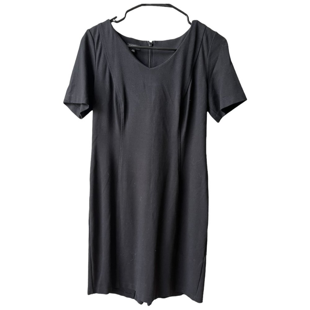 Talbots Black Dress Rayon Nylon Spandex